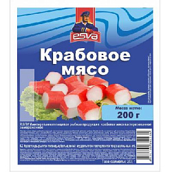 Крабовое мясо ESVA 200гр/25шт